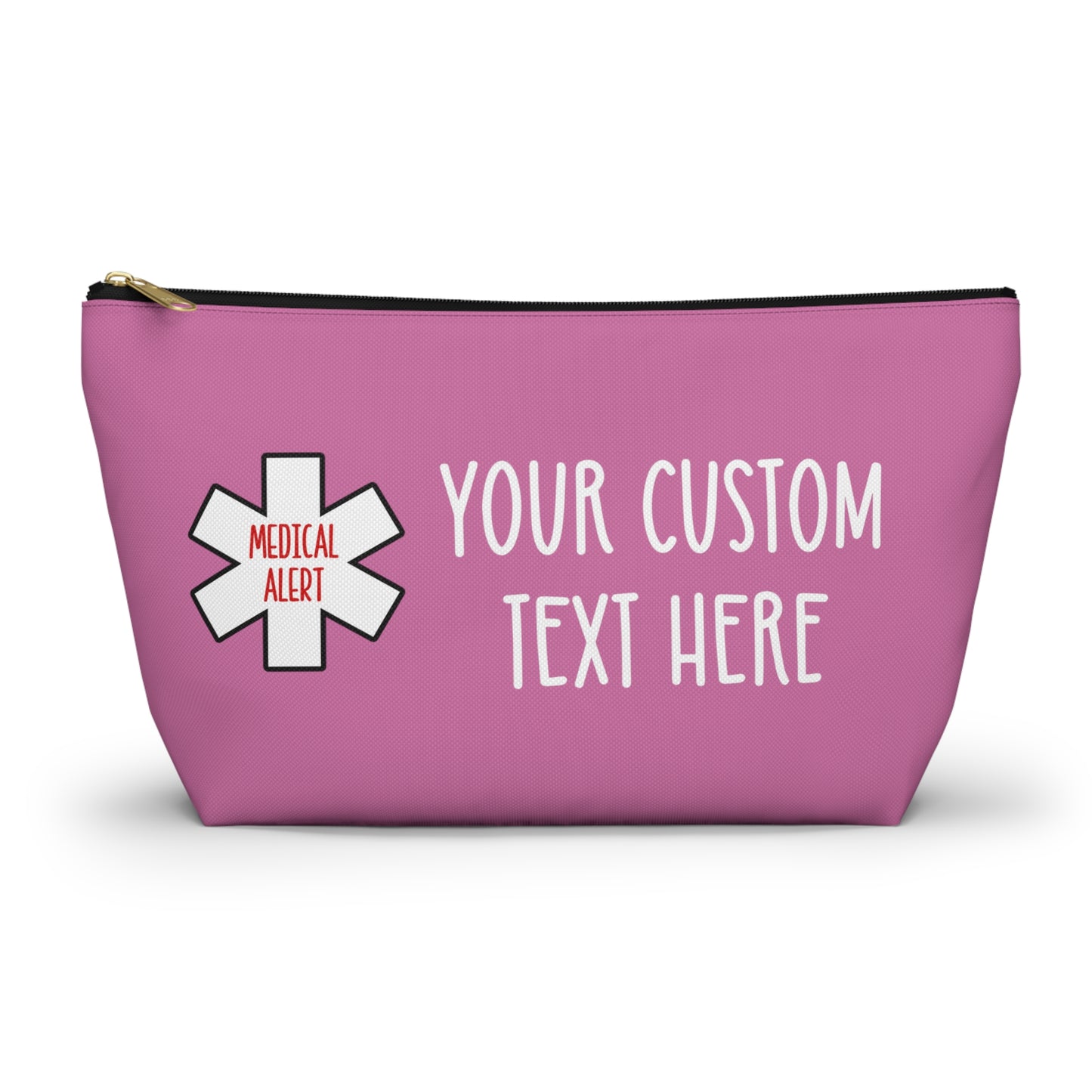 Custom Medicine Bag, Personalized Emergency Medication Bag, Diabetes bag, Medical Alert Bag, Pill organizer travel bag, Meds Pouch,