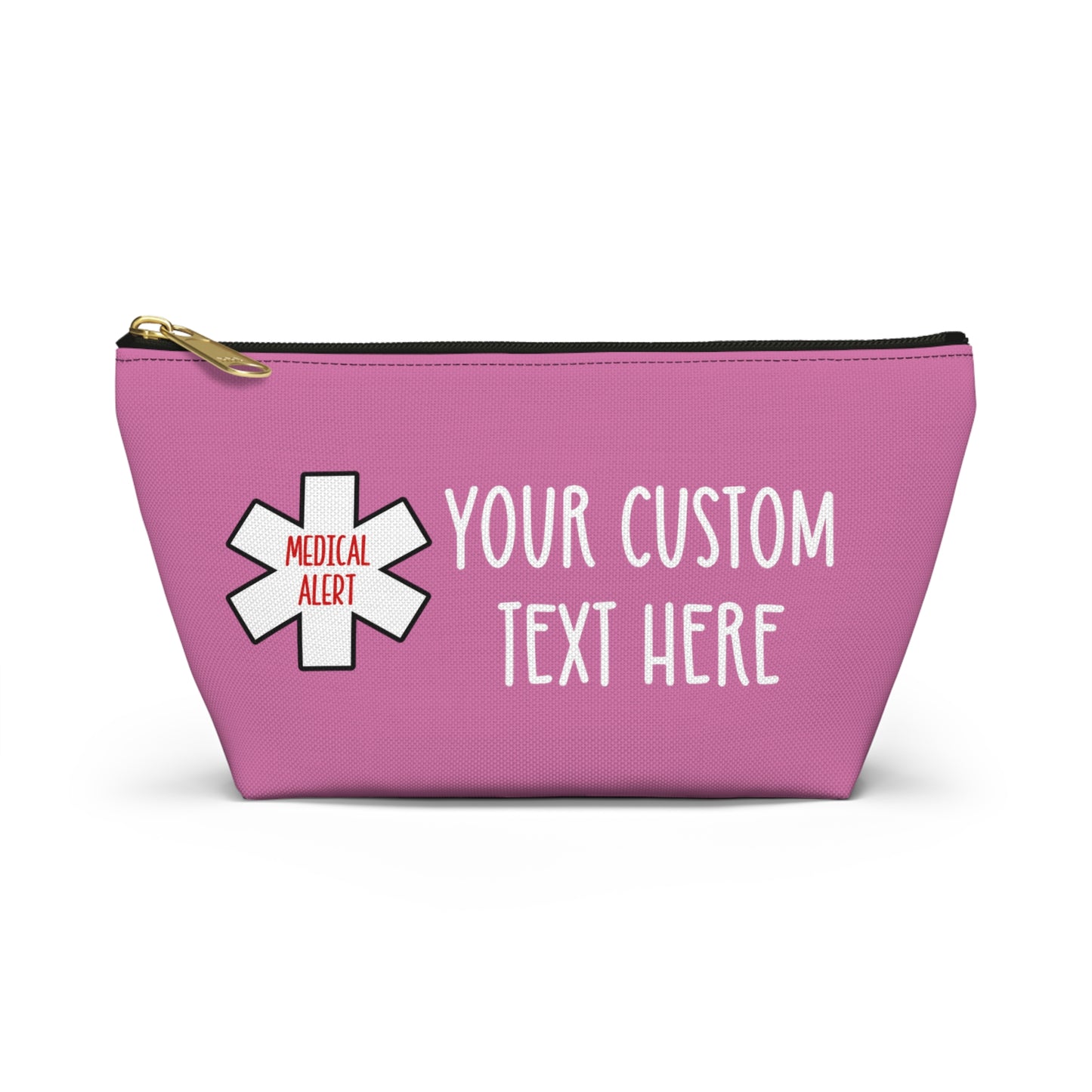 Custom Medicine Bag, Personalized Emergency Medication Bag, Diabetes bag, Medical Alert Bag, Pill organizer travel bag, Meds Pouch,