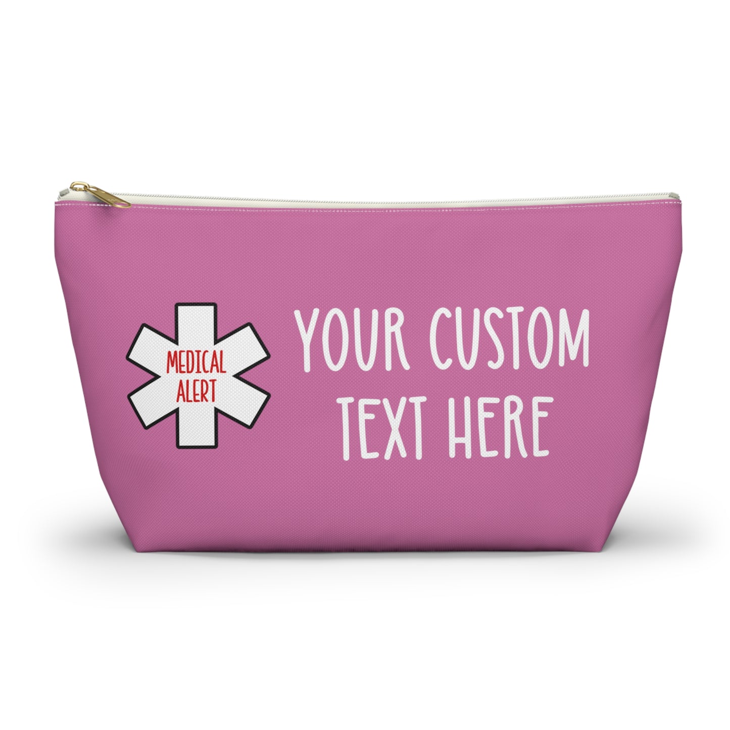 Custom Medicine Bag, Personalized Emergency Medication Bag, Diabetes bag, Medical Alert Bag, Pill organizer travel bag, Meds Pouch,