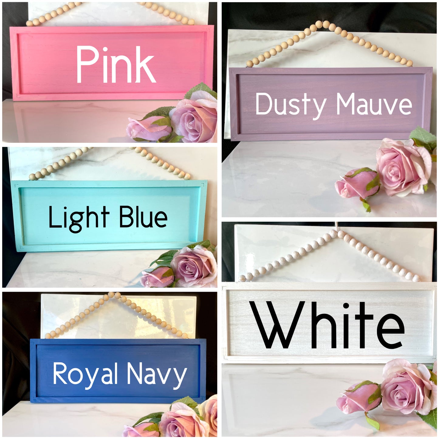 In a Meeting Sign, Reversible Custom Wood Door Sign, Personalized Office Door Hanger