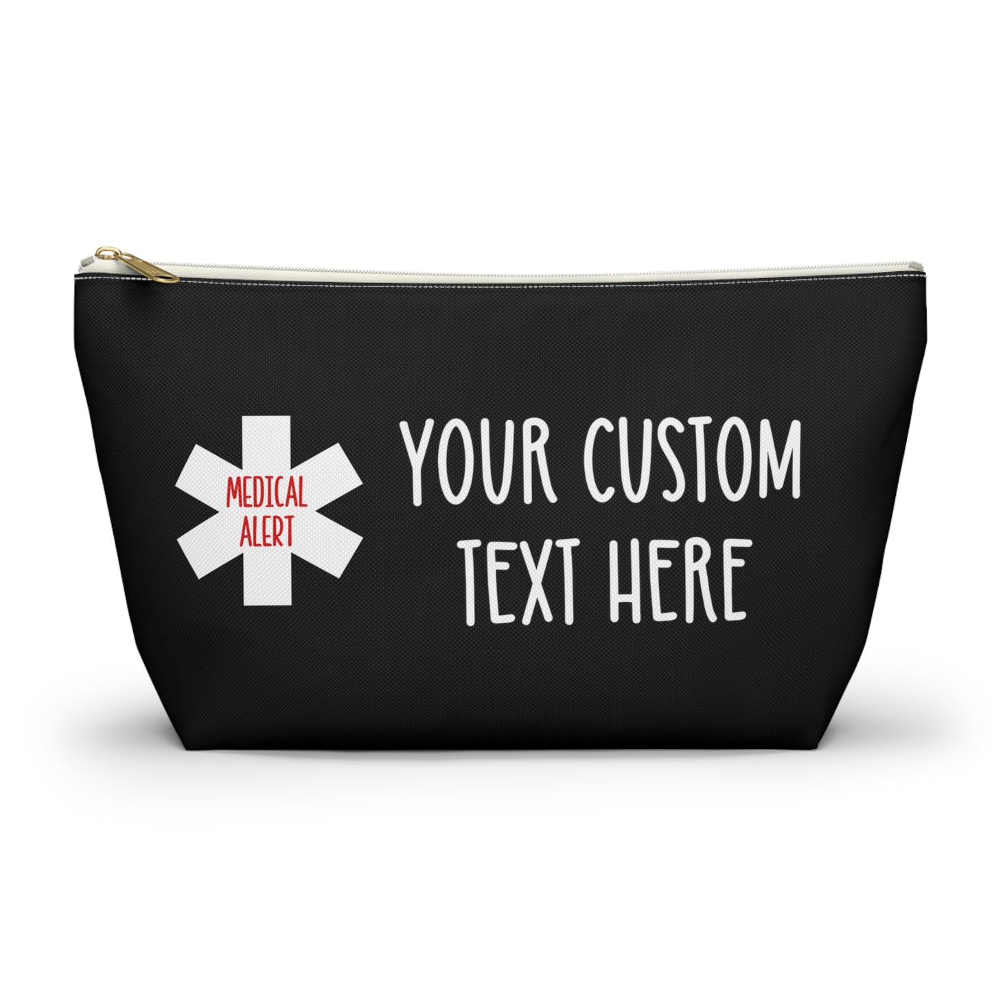 Custom Medicine Bag, Personalized Emergency Medication Bag, Diabetes bag, Medical Alert Bag, Pill organizer travel bag, Meds Pouch,