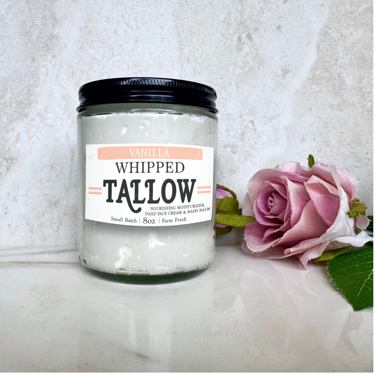 Whipped Beef Tallow | Grass Fed Halal Beef Tallow | Scented & Unscented | No Chemicals
