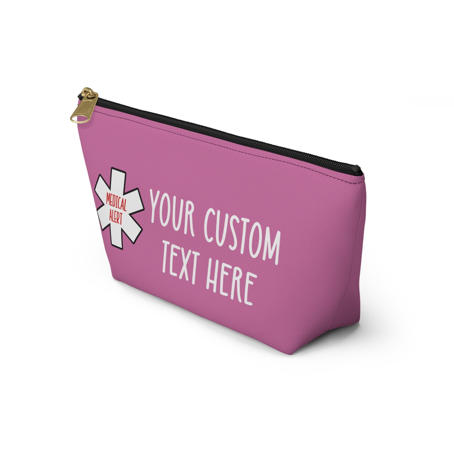 Custom Medicine Bag, Personalized Emergency Medication Bag, Diabetes bag, Medical Alert Bag, Pill organizer travel bag, Meds Pouch,
