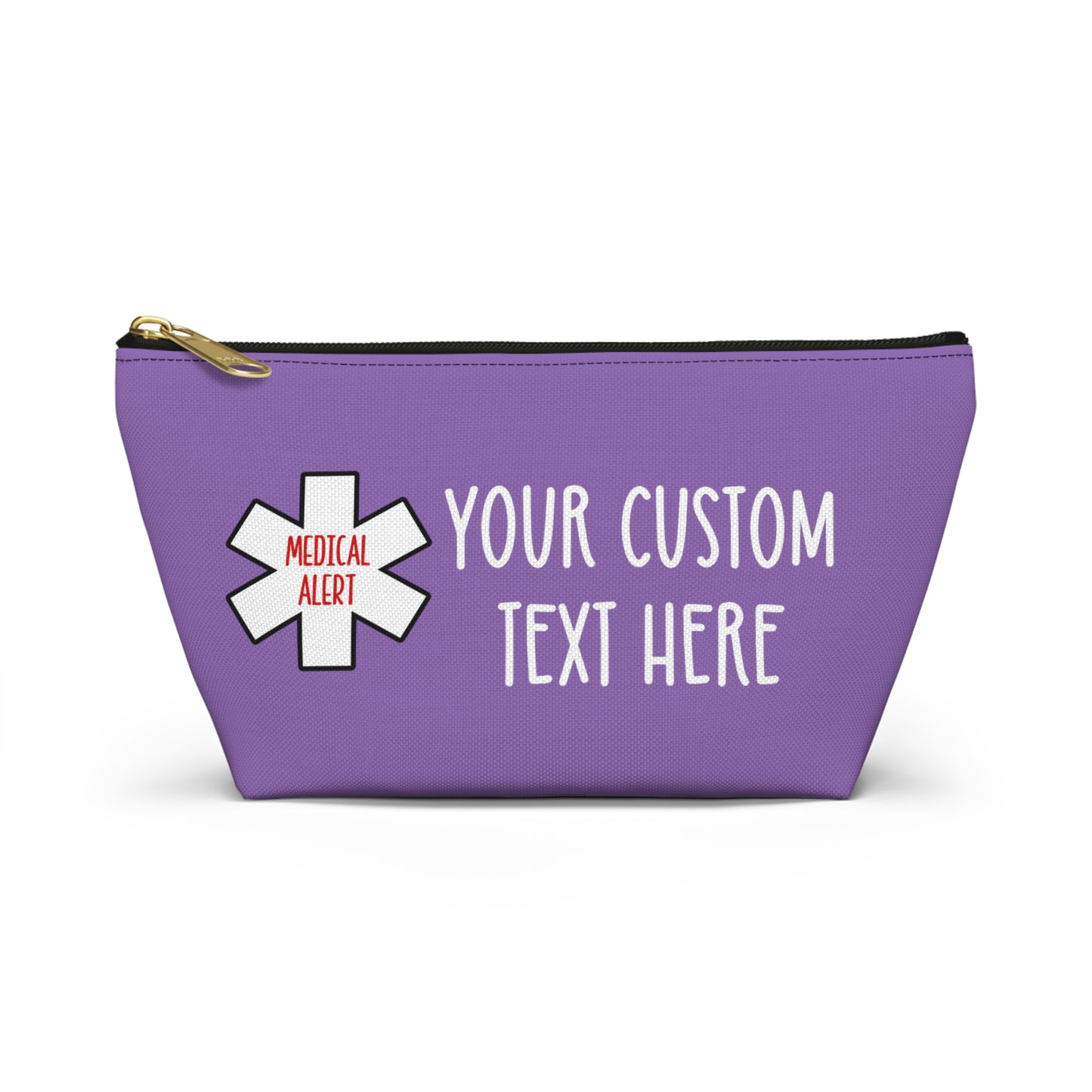 Custom Medicine Bag, Personalized Emergency Medication Bag, Diabetes bag, Medical Alert Bag, Pill organizer travel bag, Meds Pouch,