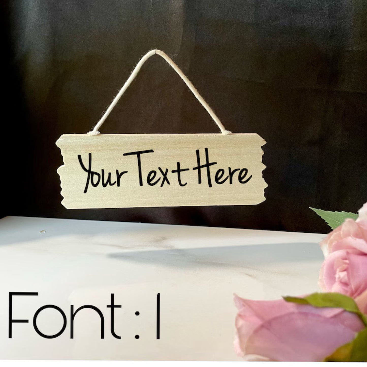 Mini Rustic Sign, Custom small wood sign