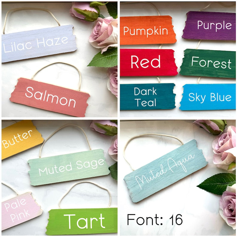 Mini Rustic Sign, Custom small wood sign
