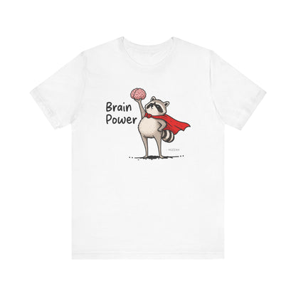 Funny Raccoon Brain Power Shirt