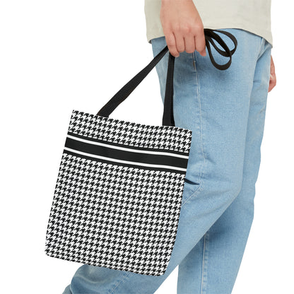 Houndstooth tote, Kiffiyeh Tote Bag, Palestine Kiffiyeh tote bag,