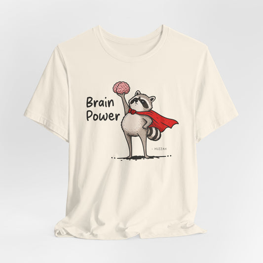 Funny Raccoon Brain Power Shirt