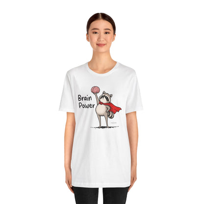 Funny Raccoon Brain Power Shirt