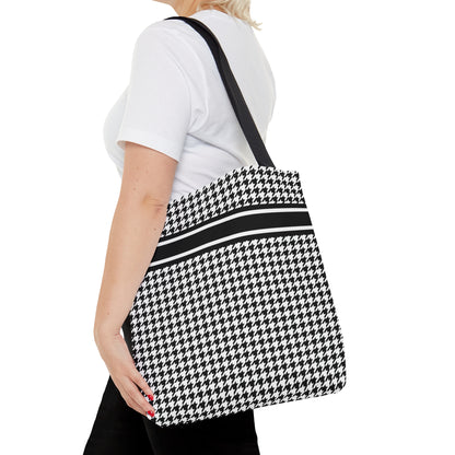 Houndstooth tote, Kiffiyeh Tote Bag, Palestine Kiffiyeh tote bag,