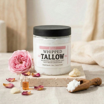 Whipped Beef Tallow | Grass Fed Halal Beef Tallow | Scented & Unscented | No Chemicals