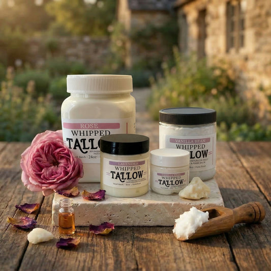 Whipped Beef Tallow | Grass Fed Halal Beef Tallow | Scented & Unscented | No Chemicals